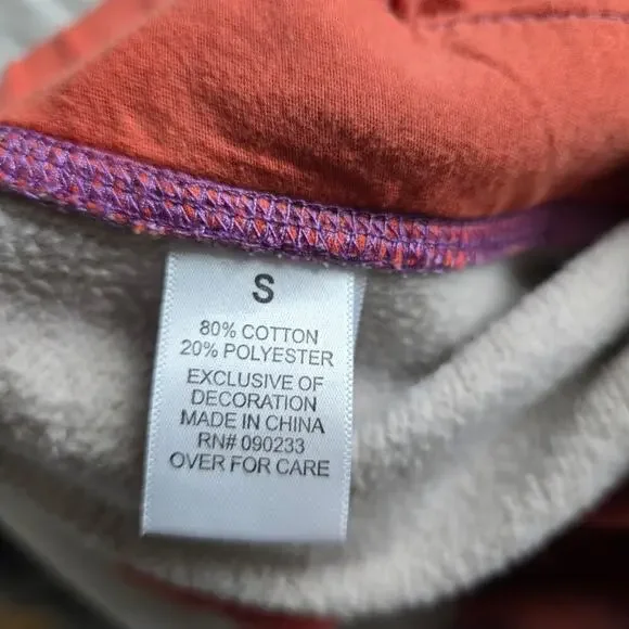 A$AP WORLDWIDE x Russell Athletic Skull Graphic Sweatpants Rust Purple Size S - Picture 5 of 9